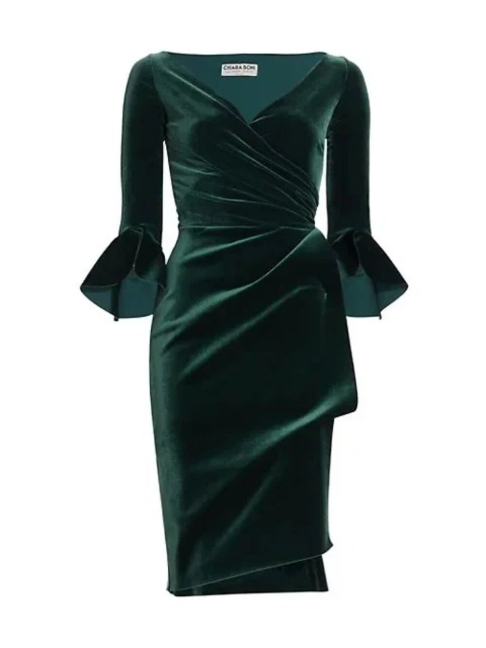 Chiara Boni La Petite Robe Triana Velvet Dress; Size 4 (40)